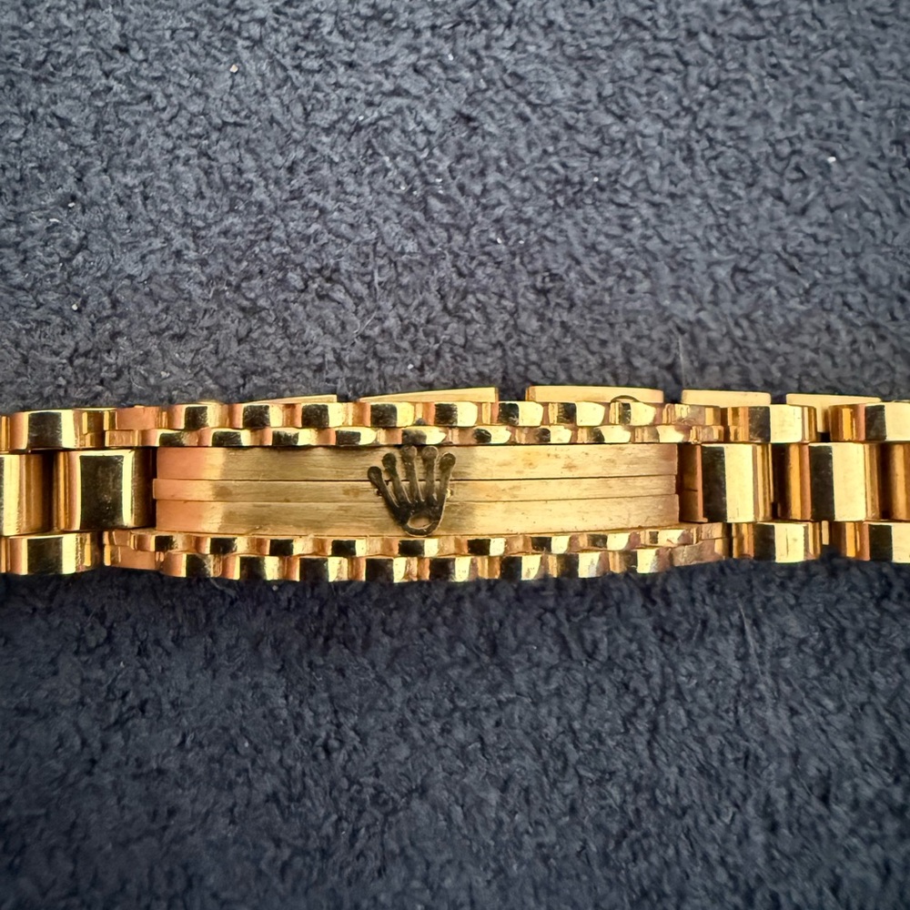 Men’s jubilee M” Gold Link Bracelet